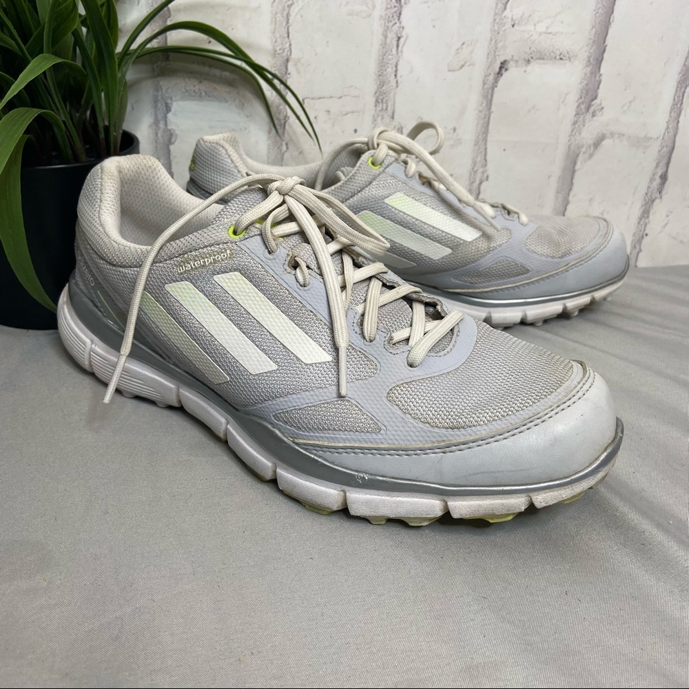 Adidas AVG791003 Golf Gray White Waterproof Shoes